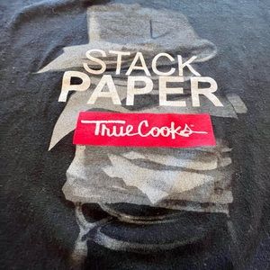 True Cooks “stack paper” chef shirt